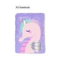 Mad Ally Mermaid Seahorse Fluffy Notebook