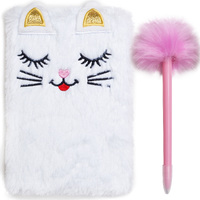 Mad Ally Fluffy Notebook - Cat