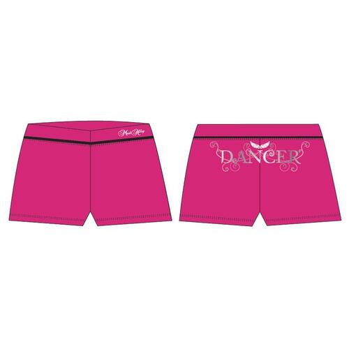 Mad Ally Dancer Shorts Adult 8 Colour; Pink