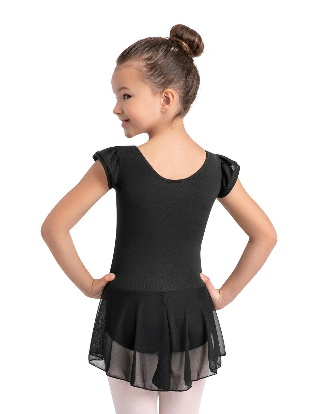 Studio 7 Children's Cap Sleeve Chiffon Dress - Dusty Pink*