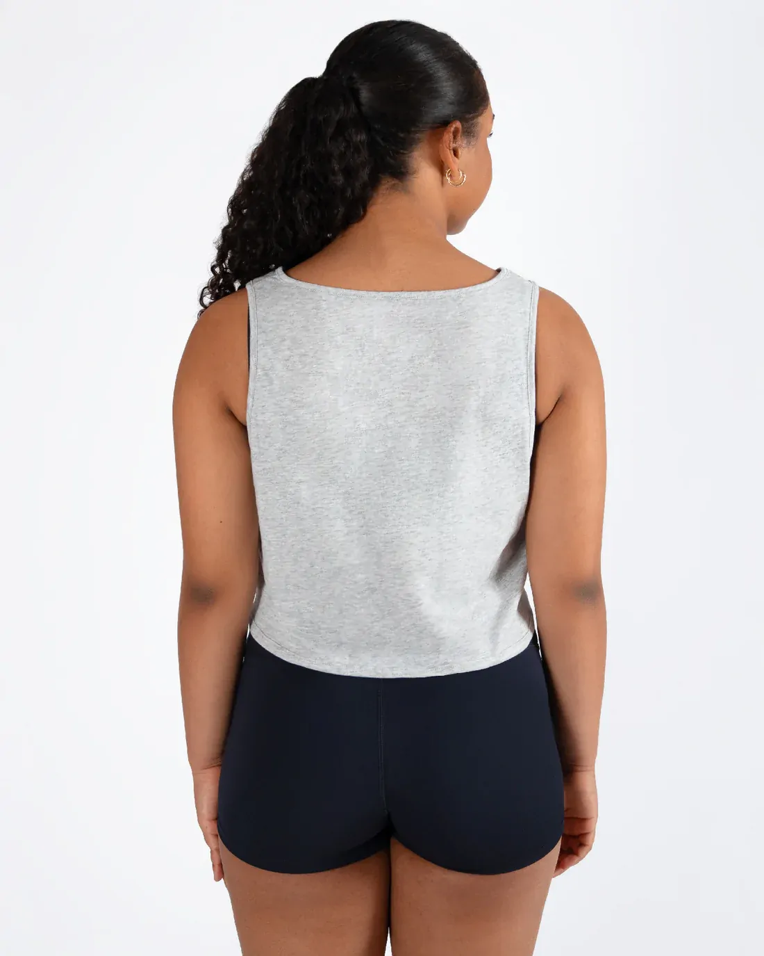 Energetiks Cotton Cropped Tank; Adult 