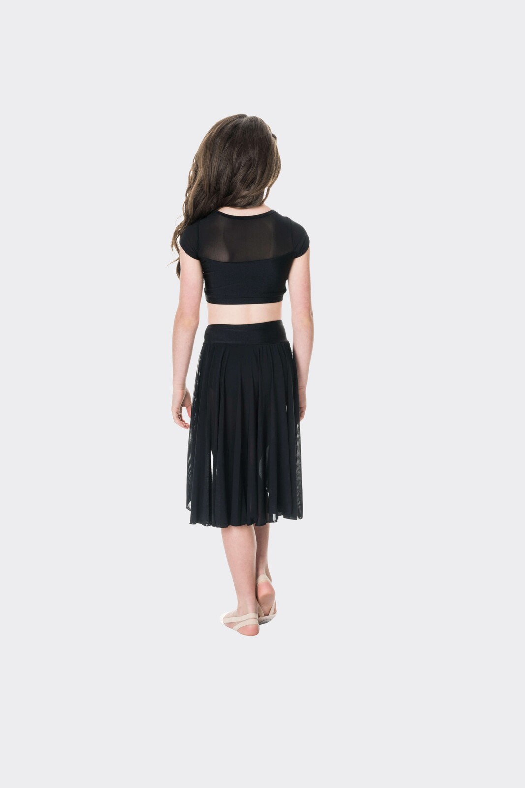 Studio 7 Inspire Mesh Skirt Adult X- Large; Black