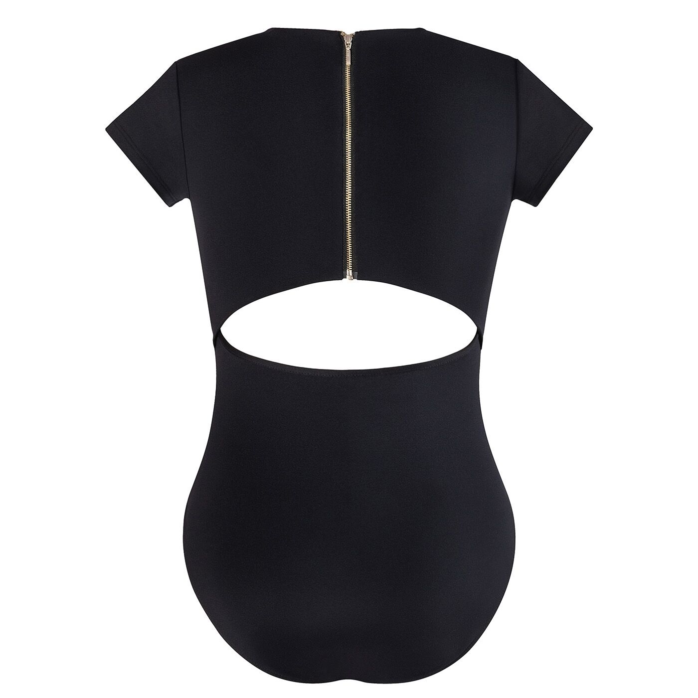 Energetiks Kelly Cap Sleeve Leotard; Black; Adult