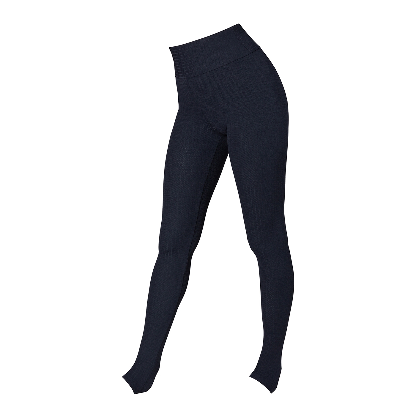 Balera Dance. Women's black ribbed leggings. Size appears to be