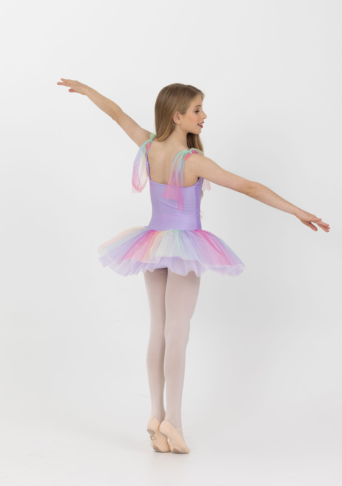 Studio 7 Children's Cap Sleeve Chiffon Dress - Lilac* main image 0