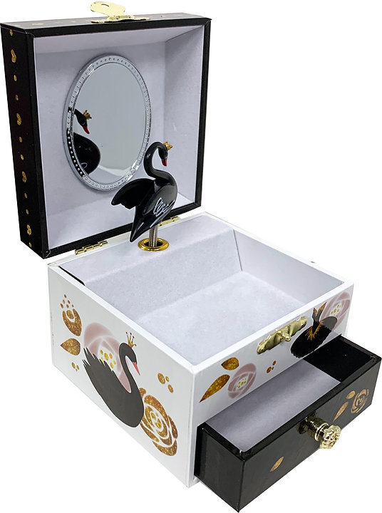 Black Swan Children's Musical Jewellery Box