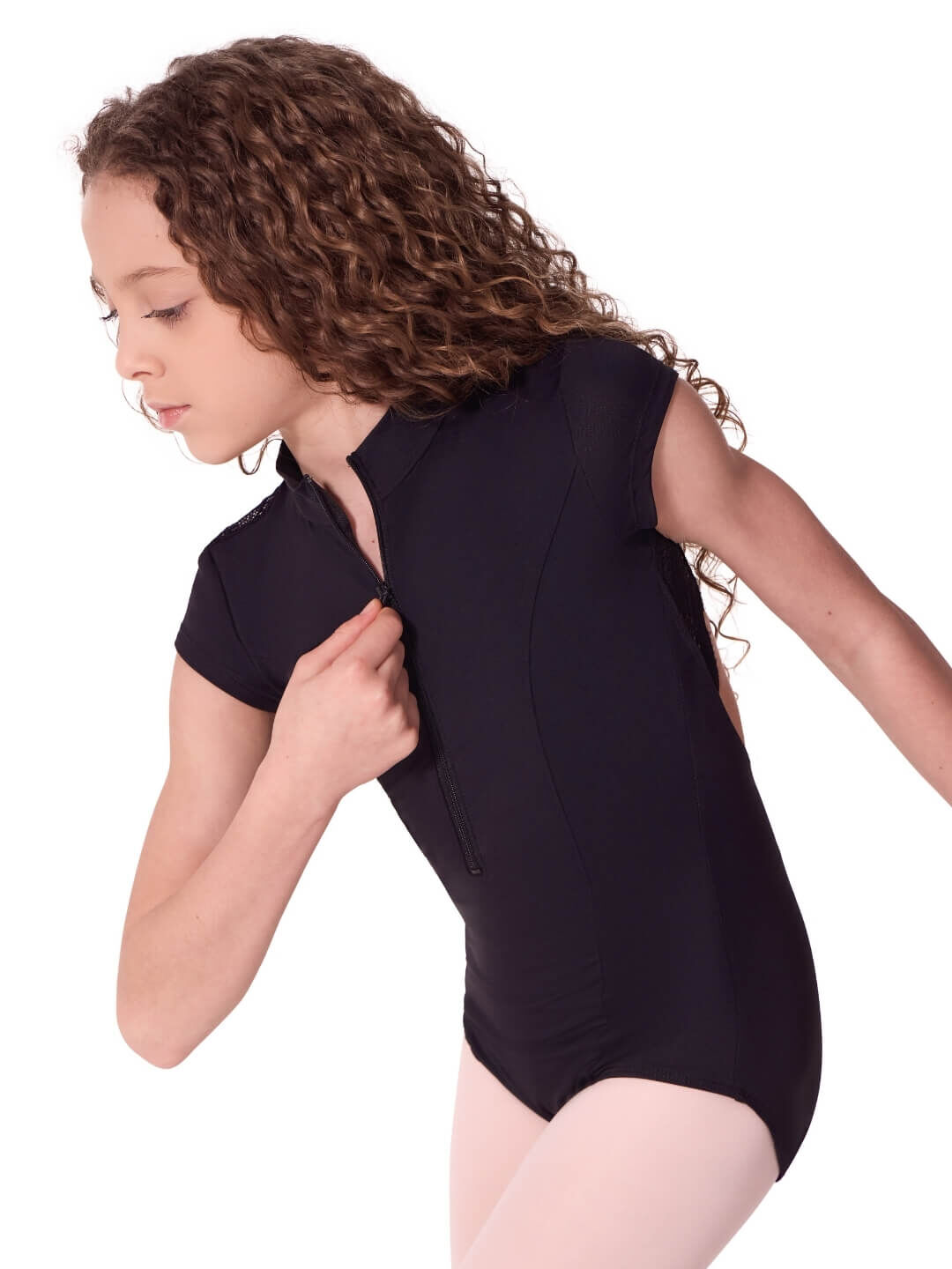 Capezio Soft Elegance Short Sleeve Princess Leotard Tween Child