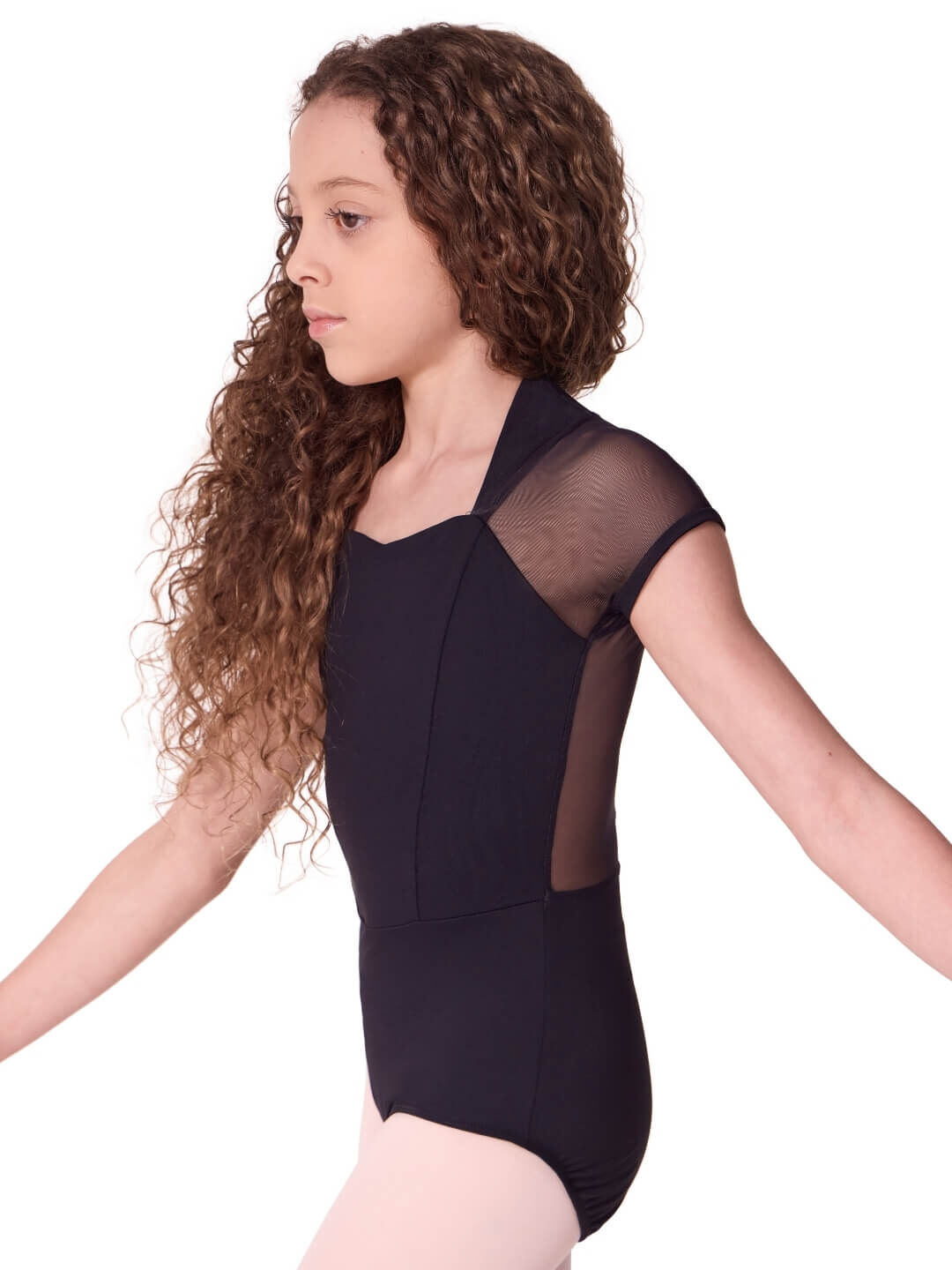 Capezio Soft Elegance Corset Short Sleeve Leotard Tween Child