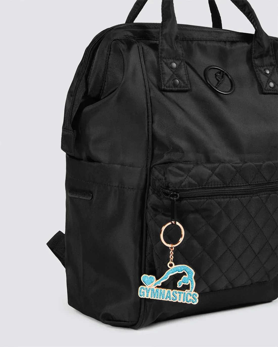 Gymnastics Key Ring; Blue; 