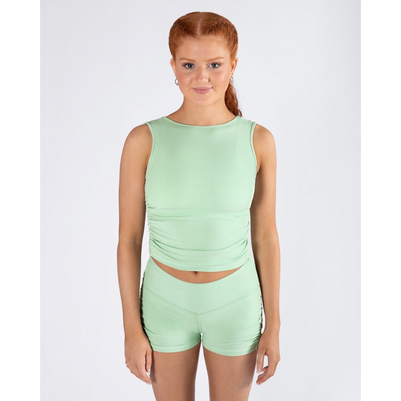 Energetiks Maddison Gather Crop Singlet