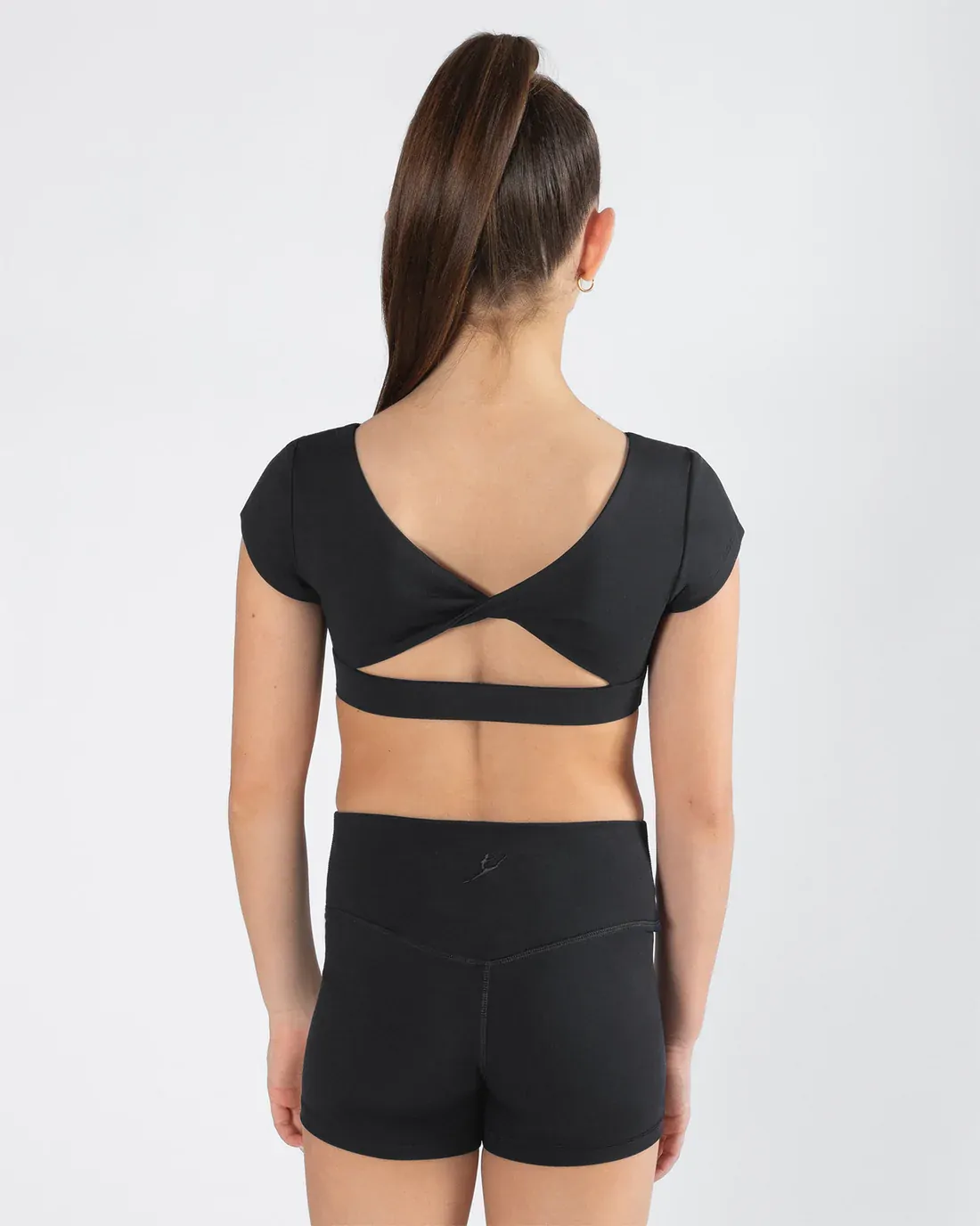 Energetiks Avery Cap Sleeve Crop Top; Child