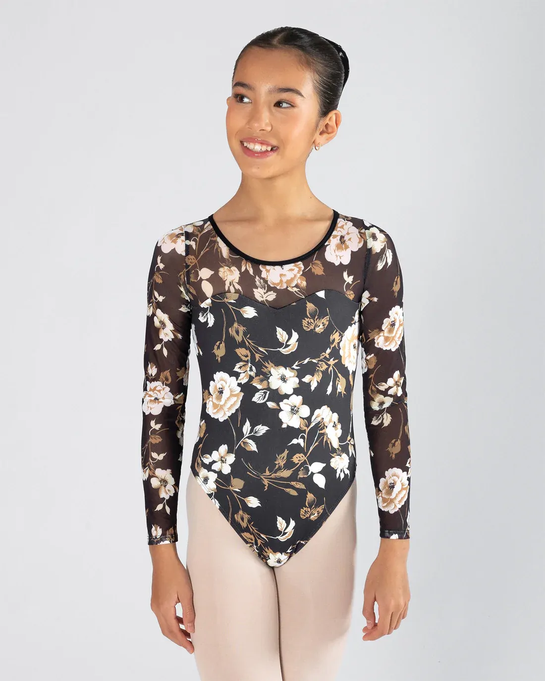 Maya Long Sleeve Leotard;