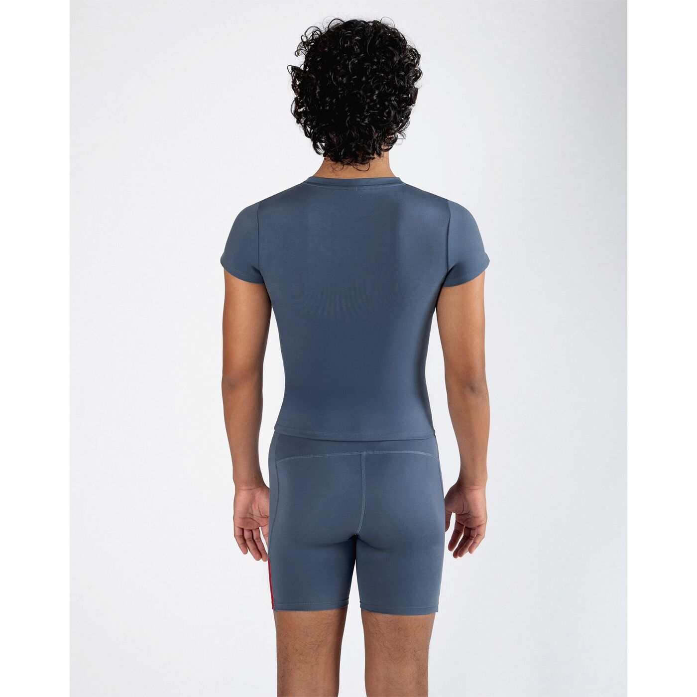 Energetiks Olympia Mens Fitted Tee; Adult Medium; Elemental Blue
