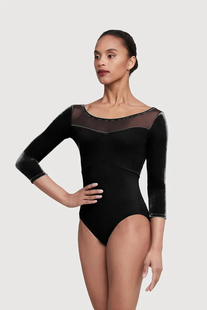 Bloch Indy Womens 3/4 Sleeve Leotard; Adult