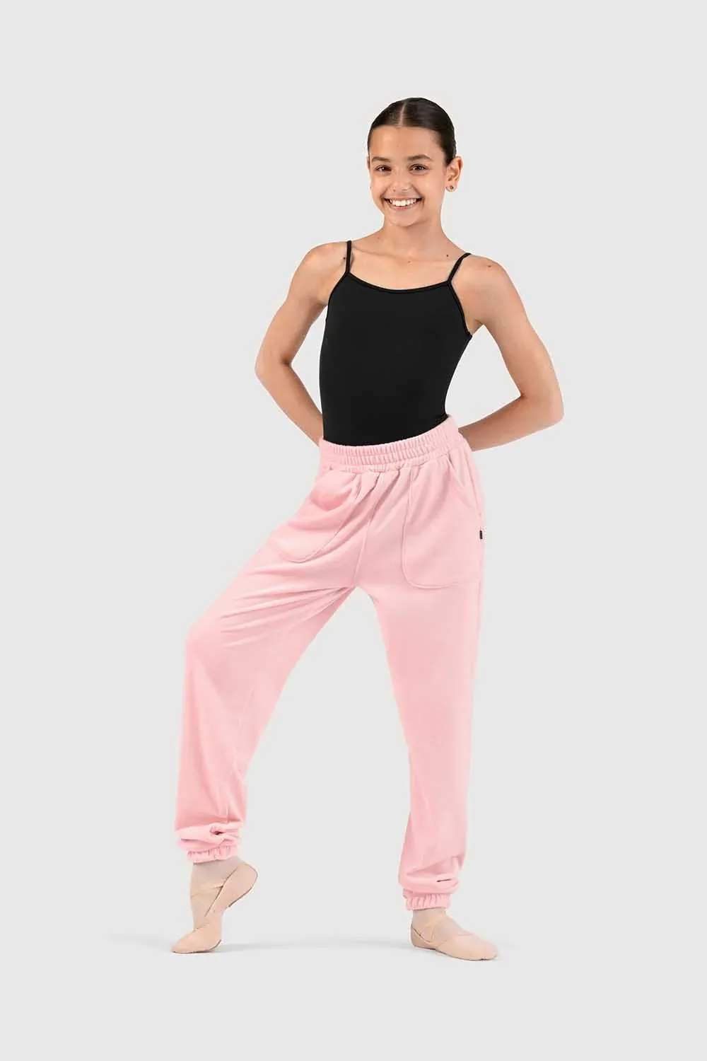 Bloch Nicole Girls Velvet Sweatpant;