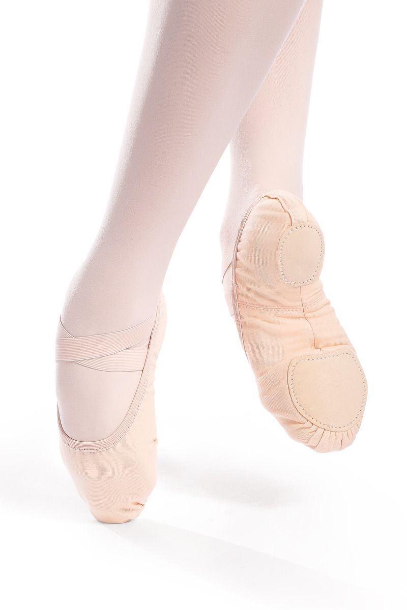 So Danca Vegan Split Sole Canvas Ballet Slipper Adult