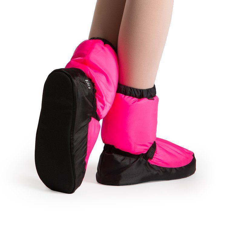 Bloch Pink Fluro Warm Up Bootie Adult
