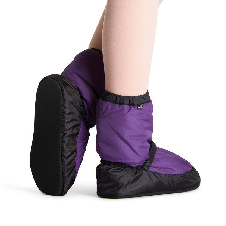 Bloch Purple & Black Warm Up Bootie Adult