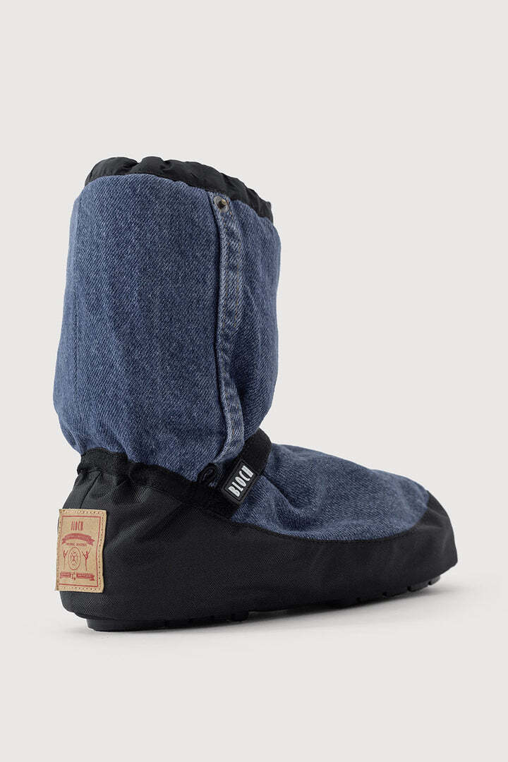 Bloch Adult Upcycled Denim Warm Up Booties