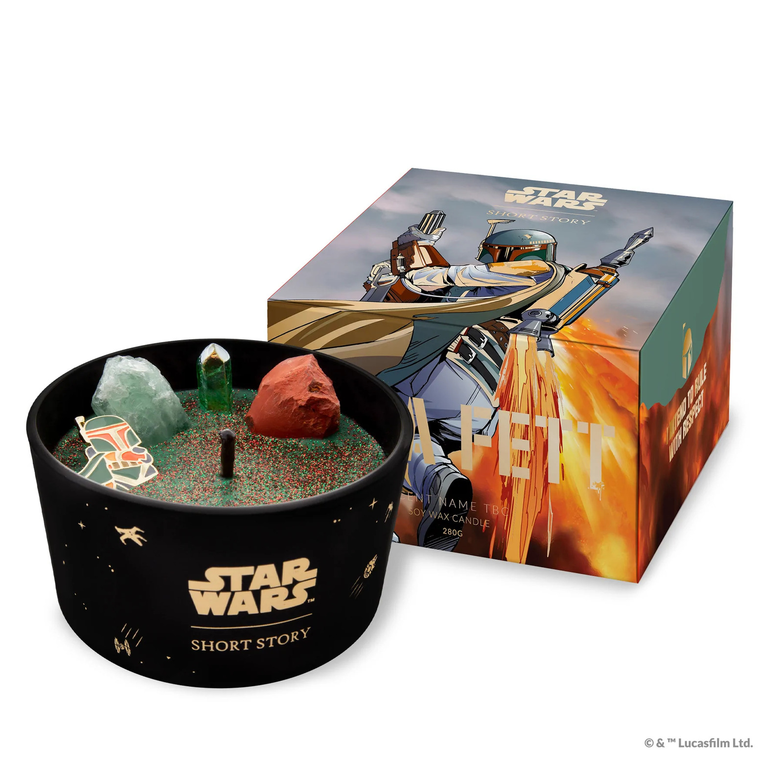 Star Wars Candle Boba Fett