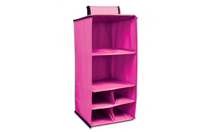 Dream Duffel Hanging Shelf Shoe Caddy; Pink