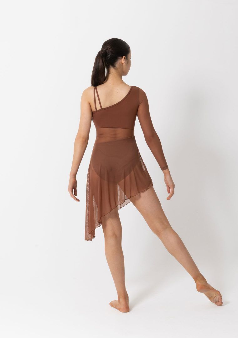 Studio 7 Tasha Lyrical Dress; Mocha; Adult Small CLEARANCE
