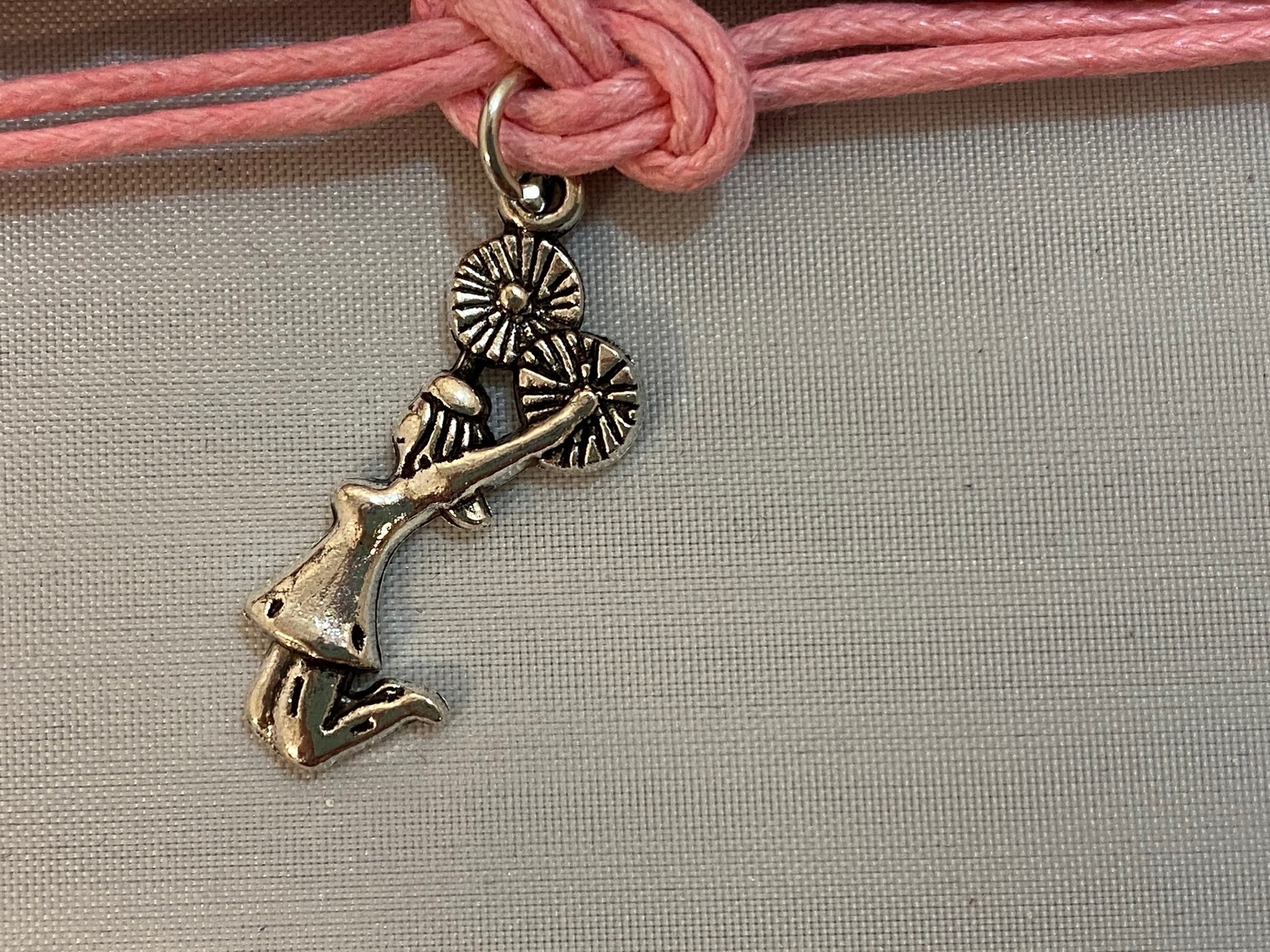 Leather Charm Bracelet Cheer