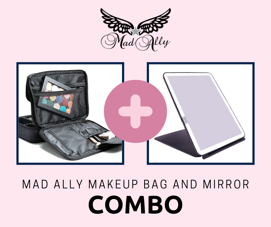 Mad Ally Make up Bag and Mirror Combo