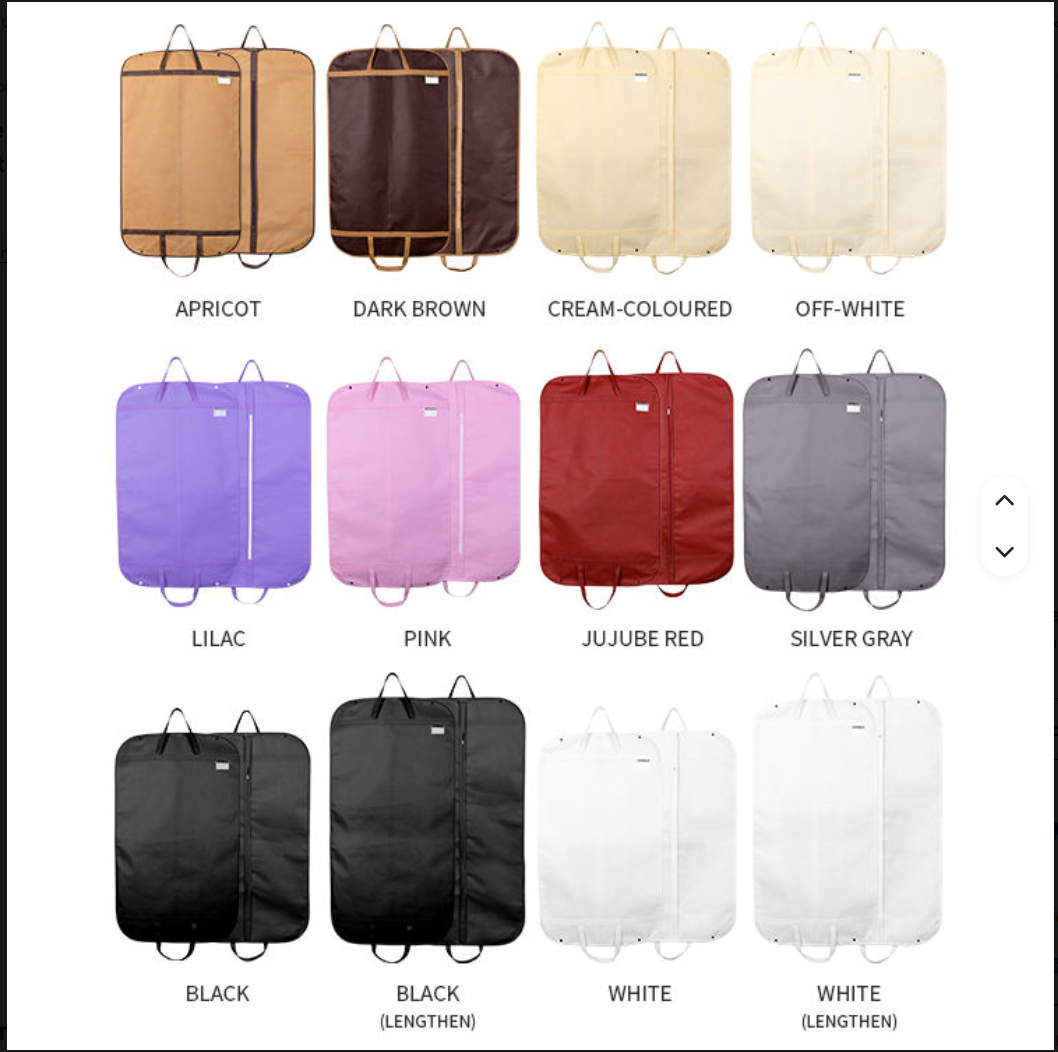 Custom Printed Garment Bag
