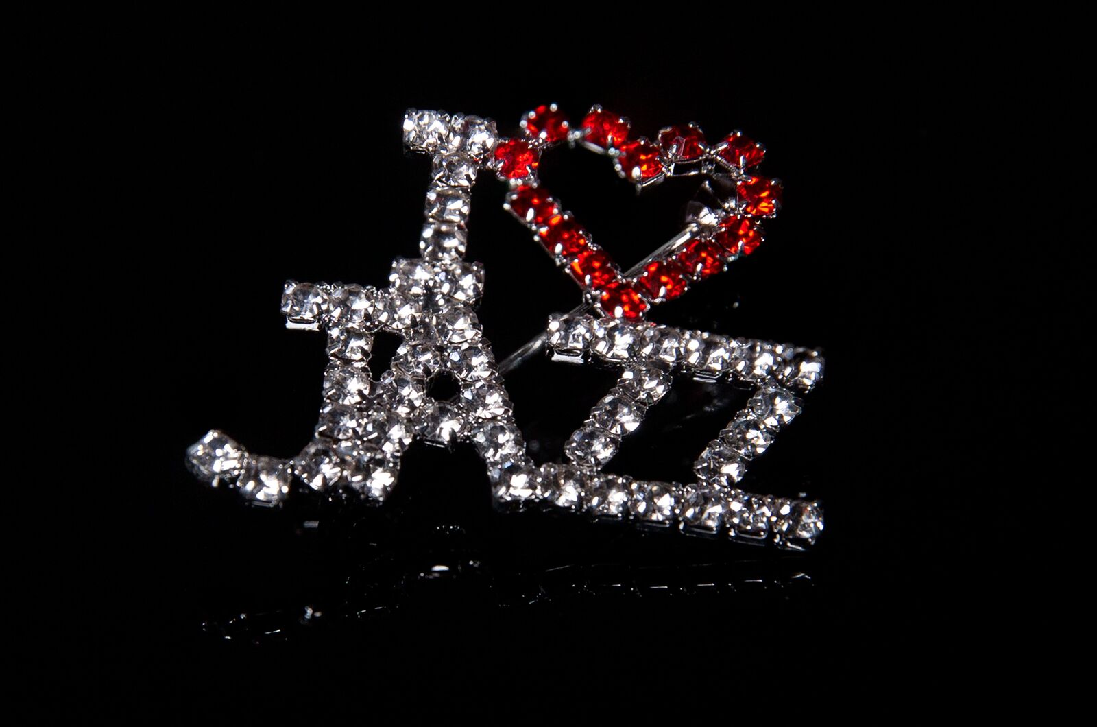 I Love Jazz Brooch