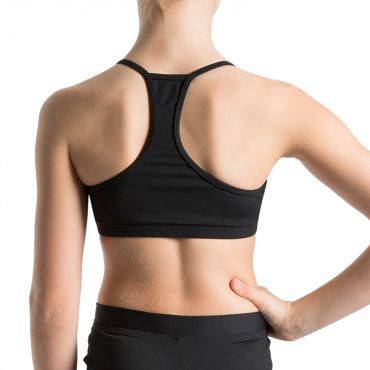 Bloch Bunga Gathered Racer Crop Top Girls