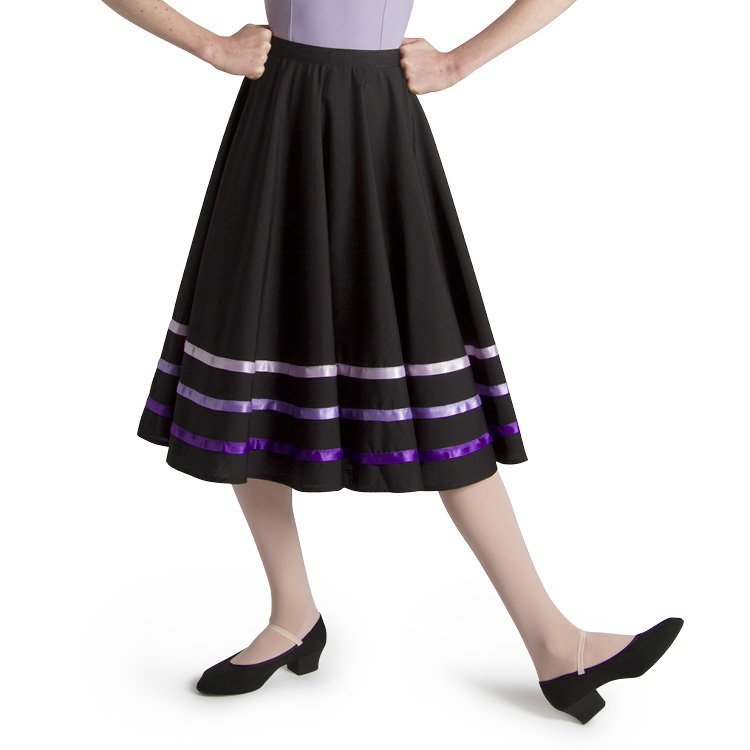 Bloch Purple Ribbon Character Skirt Girls