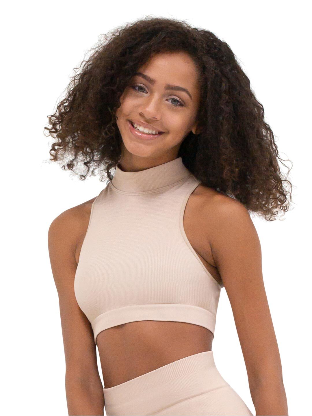 Capezio Seamless Rib Crop Top Adult