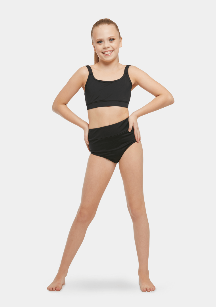 Little girl dance crop tops on sale