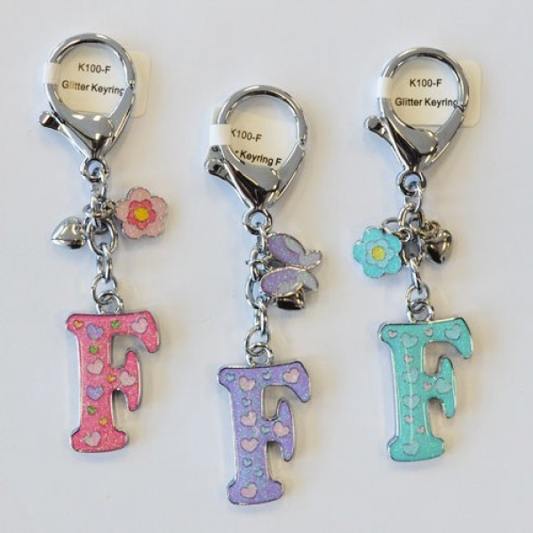 Letter f keyring on sale