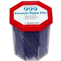Hair Accessories - Ripple Pins 999 3 Inch Bronze
