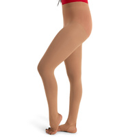 Capezio Ultra Soft Self Knit Waistband Stirrup Tights Adult