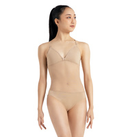 Capezio Plunge Neck Mesh Midriff Leotard; Child