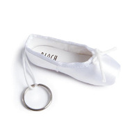 Bloch Pointe Shoe Keyring; White
