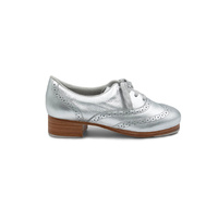 960 Roxy Tap Shoes; Siver Metallic; Ladies