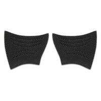 Bloch Half Rubber Tap Soles; Black
