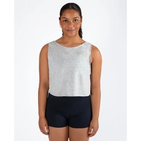 Energetiks Cotton Cropped Tank; Adult 