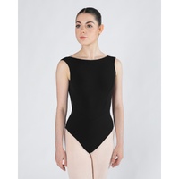 Energetiks Veronica Low Back Leotard; Black; Adult