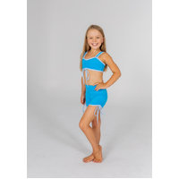 Republic Blue Pop Crop and Short Set Child
