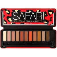 BYS Safari Eyeshadow Pallet, 12 pc Matte and Metallic 