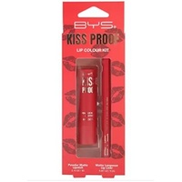 BYS Kiss Proof 2 PC Lip Kit; Red 08 Tango