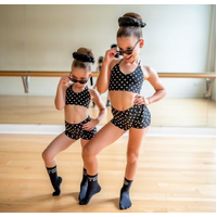 Republic Dot Nation Crop and Short Set; 