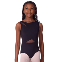 Capezio Soft Elegance Asymmetrical Boat Neck Leotard Tween Child