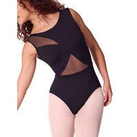 Capezio Soft Elegance Asymmetrical Boat Neck Leotard Adult