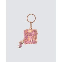 Energetiks Pointe Me To The Barre Key Ring; Pink Champagne
